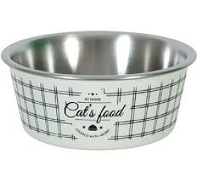 Miska nerez koka FOOD CAT 400ml bov Zolux