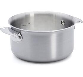 Hrnec de Buyer, 3661.16 ALCHIMY LOQY nerez, prmr 16 cm, objem 1,3 l, stupnice objemu, lze stohovat, bez rukojet nutno dokoupit