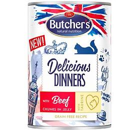 Butcher's Cat Delic.Dinners hovz v el konz. 400g