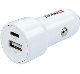 SKROSS USB A+C nabíjecí autoadaptér Dual Car Charger, 65W PD
