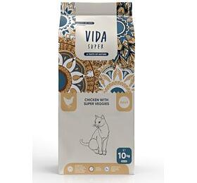 Kraftia VIDA SUPER CAT Adult Chicken & Veggies 10kg