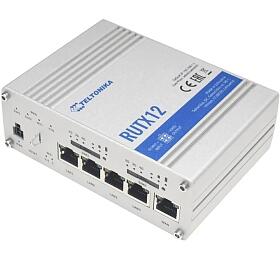 Teltonika Dual LTE Cat 6 Industrial Cellular Router - RUTX12