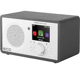 Rádio ECG B.BOLD 3200 CUBO, bílé