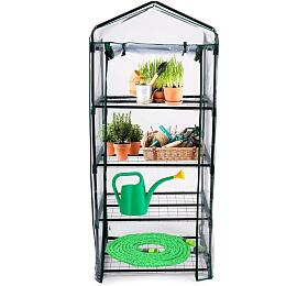 KINZO Zahradn foliovnk 4 police 69x49x160 cm ED-219565