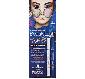 Barva na obo RefectoCil BeautyLash Two Go, 1 ml, odstn Black Brown (Tinting Pen)