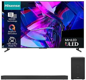 SET UHD miniLED TV Hisense 85U7KQ + Soundbar Hisense U5120GW