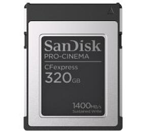 SanDisk PRO-CINEMA CFexpress Type B Card 320 GB up to 1700 MB/s,1500 MB/s