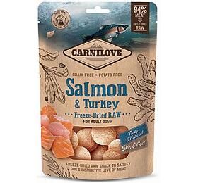 Carnilove Raw Freeze-Dried Snacks Salmon&amp;Turkey 60g