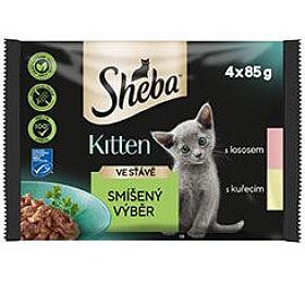 Sheba kapsa Junior Mix vbr 4x85g