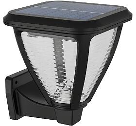 Vapora solární venkovní nástěnné LED svítidlo 1,5W 200lm 2700K IP44, černé Philips