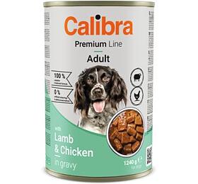 Calibra Dog Premium konz. with Lamb&amp;Chicken 1240g