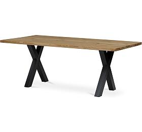 Jdeln stl 200x100cm, masiv, dub, DS-X200 DUB Autronic