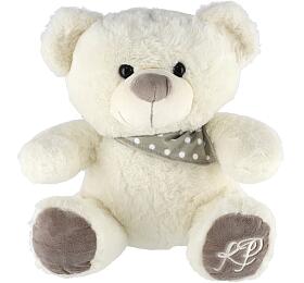 Teddies Medvd/Medvdek sedc se tkem ply 35cm bl v sku 0+