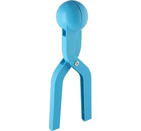 Teddies Tvotko na snhov koule plast modr 12x33x7cm