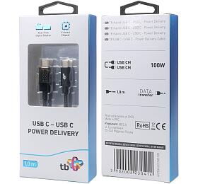 TB TOUCH TB Touch USB C kabel s indiktorem nabjen 100W (AKTBXKUCCIND10B)