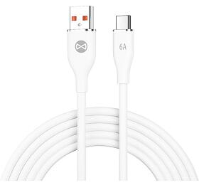 Kabel Forever USB/USB-C 1m 66W bílý