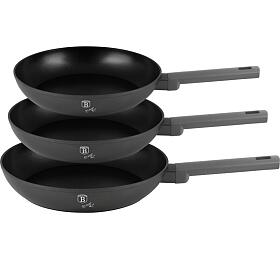 BERLINGERHAUS Sada pnv s titanovm povrchem 3 ks Antracit Collection BH-8138