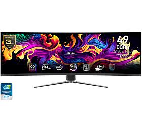 MSI MPG / 491CQP-QD / 49&quot; / QD-OLED / 5120x1440 / 144Hz / 0,03ms / Black / 3R (MPG 491CQP QD-OLED)