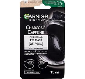 Maska na oi Garnier Skin Naturals Charcoal Caffeine Depuffing Eye Mask, 5 ml