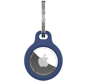 Silikonov pouzdro FIXED silky pro Apple AirTag, modr