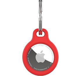 Silikonov pouzdro FIXED silky pro Apple AirTag, erven