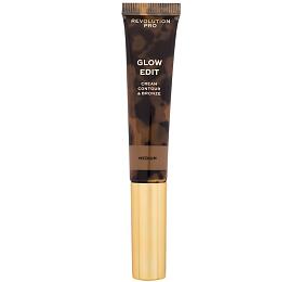 Korektor Revolution Pro Glow Edit Cream Contour &amp; Bronze, 15 ml, odstn Medium