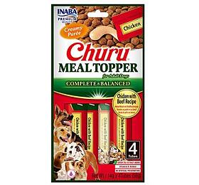 Churu Dog Meal Topper Chicken with Beef Recipe 4x14g