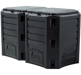Kompostr zahradn MODULE COMPOGREEN 800l ern PROSPERPLAST