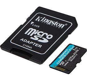 KINGSTON 1TB microSDXC Canvas Go Plus 170R A2 U3 V30 Card + ADP (SDCG3/1TB)