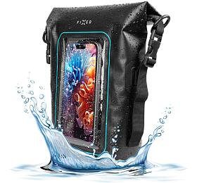 Voděodolný vak FIXED Float Bag s kapsou pro mobilní telefon 3L, černá