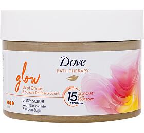 Tlov peeling Dove Bath Therapy Glow Body Scrub, 295 ml