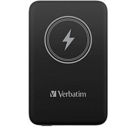 Verbatim magnetick bezdrtov powerbanka Charge &amp;apos;n&amp;apos; Go, 10000mAh, ern (32245)