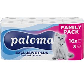 Paloma 3vrstv toaletn papr Exclusive Soft Decor, 16 rol