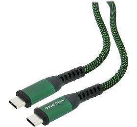 Kabel USB-C/USB-C PD 100W 100cm,opletený