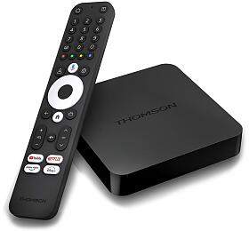 THOMSON android box 240G/ 4K Ultra HD/ H.265/HEVC/ HDR10/ NETFLIX/ HBO/ Disney+/ HDMI/ USB/ LAN/ Wi-Fi/ BT/ Android TV12