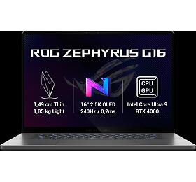 ASUS ROG Zephyrus G16 - Intel Ultra 9 185H/32GB/1TB SSD/RTX 4060 8GB / 16&quot; / 2,5K / OLED / 240Hz / 2y PUR/Win 11 Home/ed (GU605MV-NEBULA082W)