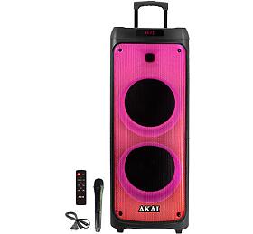 Reproduktor AKAI, Party speaker 1010, penosn, Bluetooth, LED displej, 100 W RMS