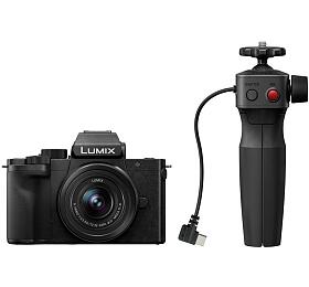 Panasonic Lumix DC-G100DVEGK + Lumix G Vario 12-32 mm f/3,5-5,6 ASPH. Mega O.I.S. ern + Tripod Grip DMW-SHGR2