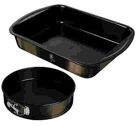 BERLINGERHAUS Forma na peen sada titanovm nepilnavm povrchem 2 ks Shiny Black Edition LP-KL-119P