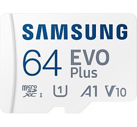 Samsung EVO Plus/micro SDXC/64GB/UHS-I U1 / Class 10/+ Adaptr/Bl (MB-MC64SA/EU)