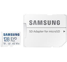 Samsung EVO Plus/micro SDXC/128GB/UHS-I U3 / Class 10/+ Adaptr/Bl (MB-MC128SA/EU)