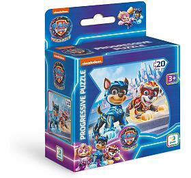 DODO Puzzle Tlapkov patrola/Paw Patrol 22x22cm 20 dlk v krabice 10x13x5cm