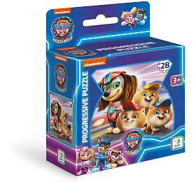 DODO Puzzle Tlapkov patrola/Paw Patrol 22x22cm 28 dlk v krabice 10x13x5cm