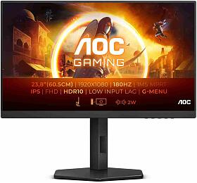 AOC MT IPS LCD WLED 23,8&quot; 24G4X - IPS panel, 180Hz, 0,5ms, 1920x1080, 2xHDMI, DP, repro, pivot