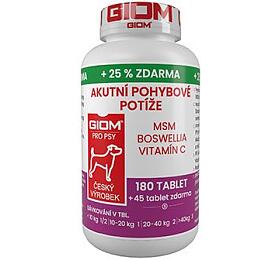 Giom S pes Akutn pohybov pote 180 tbl+25% zdarma