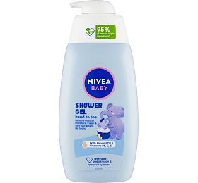 Nivea Baby Sprchov gel pro cel tlo a vlsky, 500 ml