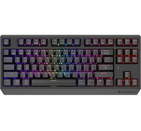 GENESIS hern klvesnice THOR 230/TKL/RGB/Outemu Red/Bezdrtov USB + Bluetooth/US layout/ern (NKG-2106)