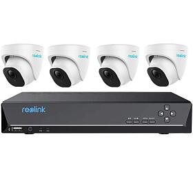 Reolink NVS8-8MD4 set videorekordr a 4ks IP kamera P334, 8x PoE, vetn 2TB HDD ( max. 2x 6TB ), VGA, HDMI, IP kamery 8