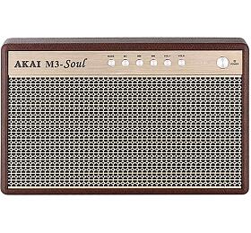 Reproduktor AKAI, M3 SOUL, Coffe, penosn, Bluetooth, 2 x USB, 20 W RMS