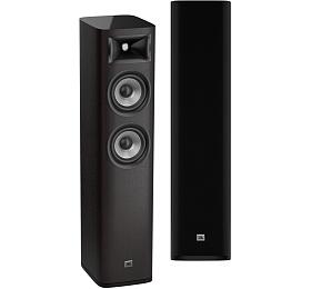 JBL STUDIO 680 - 2,5-pásmové podlahové reprosoustavy, max. 200 W - tmavé dřevo
